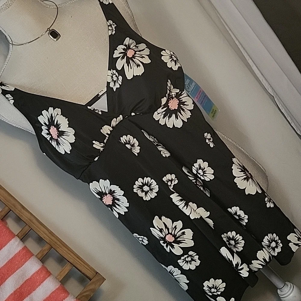 💥 NWT Swim Solutions Floral swim dress swimdress - Picture 3 of 9